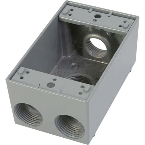 single gang outdoor electrical box|single gang weatherproof outlet.